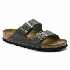 Best Sale π€© Birkenstock Arizona Oiled Leather Iron π§¨