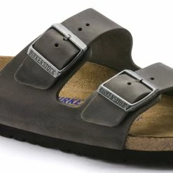 Best Sale 🤩 Birkenstock Arizona Oiled Leather Iron 🧨 -men-sandals Shop 0552801 detail 1