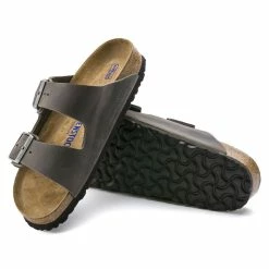 Best Sale 🤩 Birkenstock Arizona Oiled Leather Iron 🧨 -men-sandals Shop 0552801 sole