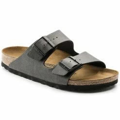 Best Pirce ⌛ Birkenstock Arizona Birko-Flor Pull Up Anthracite 🧨