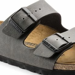 Best Pirce ⌛ Birkenstock Arizona Birko-Flor Pull Up Anthracite 🧨 -men-sandals Shop 1000127 detail 1