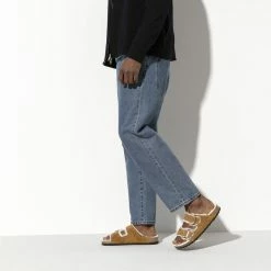 Buy ✨ Birkenstock Arizona Suede Leather Mink 🛒 -men-sandals Shop 1001135 f look m