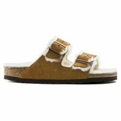 Buy ✨ Birkenstock Arizona Suede Leather Mink 🛒 -men-sandals Shop 1001135 side