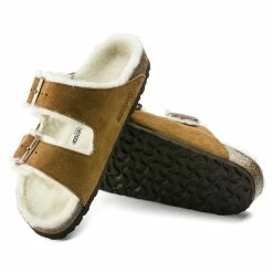 Buy ✨ Birkenstock Arizona Suede Leather Mink 🛒 -men-sandals Shop 1001135 sole