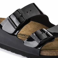 Brand new 🔔 Birkenstock Arizona Birko-Flor Patent Black Patent 🎁 -men-sandals Shop 1005292 detail 1