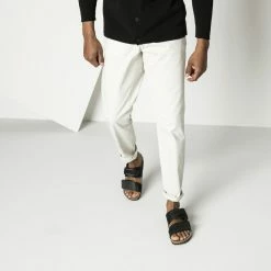 Best Sale 👍 Birkenstock Rotterdam Micro Fibre Black 🛒 -men-sandals Shop 1009274 f look m