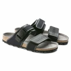 Best Sale 👍 Birkenstock Rotterdam Micro Fibre Black 🛒 -men-sandals Shop 1009274 pair