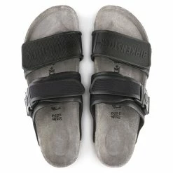 Best Sale 👍 Birkenstock Rotterdam Micro Fibre Black 🛒 -men-sandals Shop 1009274 top