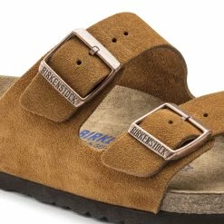 Wholesale 🤩 Birkenstock Arizona Suede Leather Mink ⌛ -men-sandals Shop 1009527 detail 1