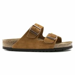 Wholesale 🤩 Birkenstock Arizona Suede Leather Mink ⌛ -men-sandals Shop 1009527 side