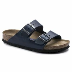 Best Pirce ✔️ Birkenstock Arizona Oiled Leather Blue ⌛