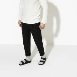 New 🔥 Birkenstock Arizona Natural Leather Black Black ✔️ -men-sandals Shop 1014415 f look m