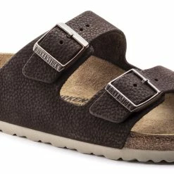 Coupon 😀 Birkenstock Arizona Nubuck Leather Steer Soft Brown ✔️ -men-sandals Shop 1015396 detail 1