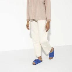 Deals ❤️ Birkenstock Kyoto Nubuck/Suede Leather Ultra Blue 🌟 -men-sandals Shop 1015575 f look f