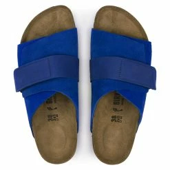 Deals ❤️ Birkenstock Kyoto Nubuck/Suede Leather Ultra Blue 🌟 -men-sandals Shop 1015575 top