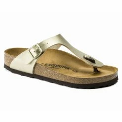 Budget 🔔 Birkenstock Gizeh Birko-Flor Gold ⭐