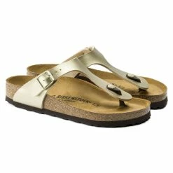 Budget 🔔 Birkenstock Gizeh Birko-Flor Gold ⭐ -men-sandals Shop 1016108 pair