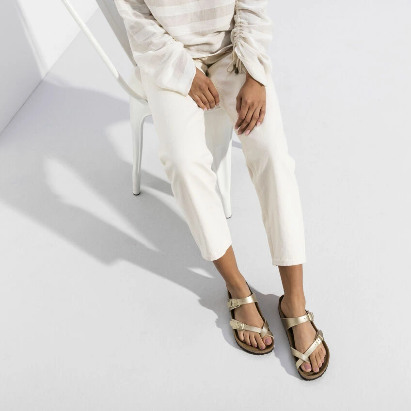 Coupon 💯 Birkenstock Mayari Birko-Flor Gold 🔥 3 Coupon 💯 Birkenstock Mayari Birko-Flor Gold 🔥 - Image 3