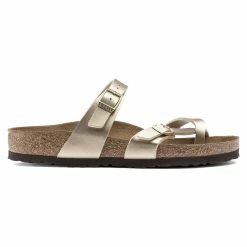 Coupon 💯 Birkenstock Mayari Birko-Flor Gold 🔥 16 Coupon 💯 Birkenstock Mayari Birko-Flor Gold 🔥 -men-sandals Shop 1016416 side