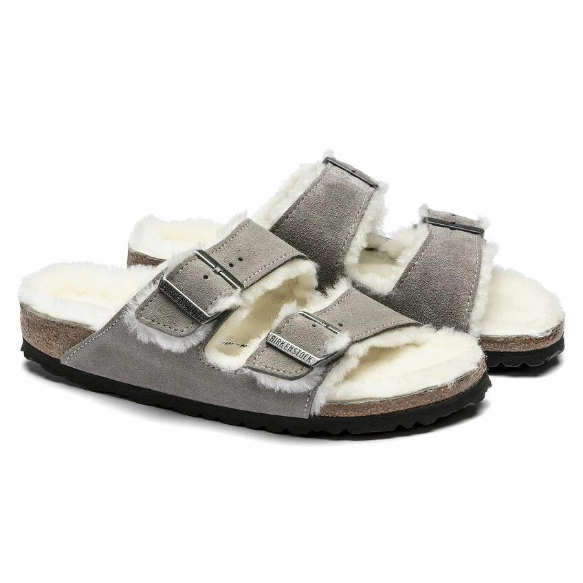 Flash Sale 𧨠Birkenstock Arizona Shearling Suede Leather Stone Coin 𧨠6 Flash Sale 𧨠Birkenstock Arizona Shearling Suede Leather Stone Coin 𧨠- Image 6