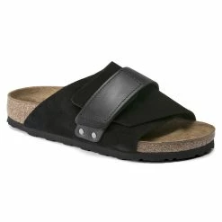 Promo 😍 Birkenstock Kyoto Oiled Leather/Suede Leather Black 😀
