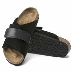 Promo π Birkenstock Kyoto Oiled Leather/Suede Leather Black π 9 Promo π Birkenstock Kyoto Oiled Leather/Suede Leather Black π -men-sandals Shop 1018121 sole