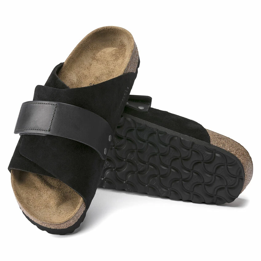 Promo π Birkenstock Kyoto Oiled Leather/Suede Leather Black π 3 Promo π Birkenstock Kyoto Oiled Leather/Suede Leather Black π - Image 3