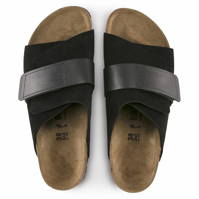 Promo π Birkenstock Kyoto Oiled Leather/Suede Leather Black π 4 Promo π Birkenstock Kyoto Oiled Leather/Suede Leather Black π - Image 4