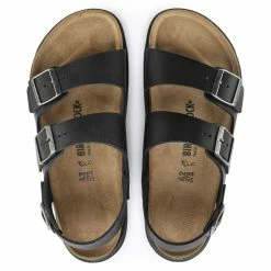 Best deal 🔥 Birkenstock Milano Oiled Leather Black ⭐ -men-sandals Shop 1018426 top