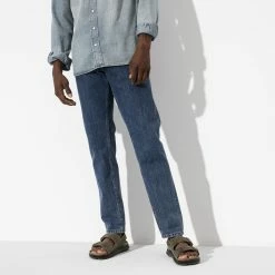 Budget ✨ Birkenstock Milano Oiled Leather Faded Khaki 🔥 -men-sandals Shop 1018427 f look m