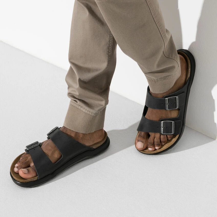 Budget ⭐ Birkenstock Arizona Oiled Leather Black ❤️ 4 Budget ⭐ Birkenstock Arizona Oiled Leather Black ❤️ - Image 4