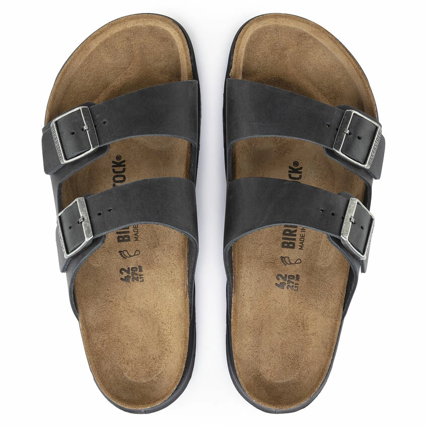 Budget ⭐ Birkenstock Arizona Oiled Leather Black ❤️ 6 Budget ⭐ Birkenstock Arizona Oiled Leather Black ❤️ - Image 6