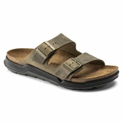 Coupon 🌟 Birkenstock Arizona Oiled Leather Faded Khaki 💯