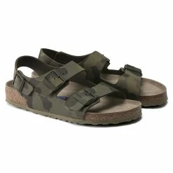Wholesale 🤩 Birkenstock Milano Birko-Flor Desert Soil Camo Green ✔️ -men-sandals Shop 1018780 pair