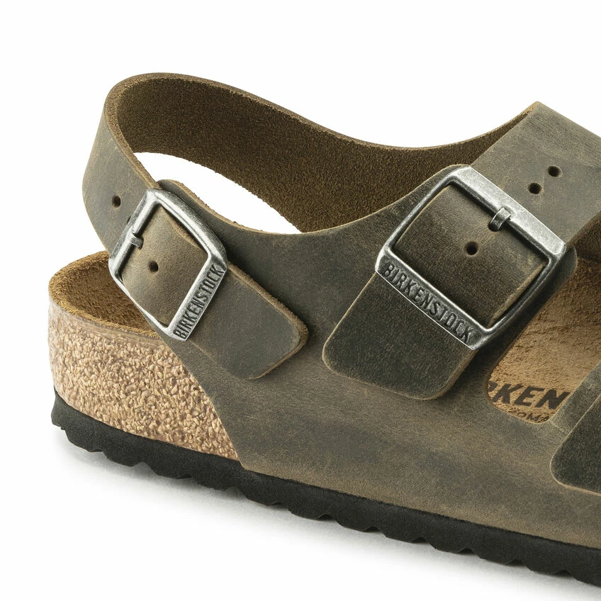 Best deal 𧨠Birkenstock Milano BS Oiled Leather Faded Khaki π 9 Best deal 𧨠Birkenstock Milano BS Oiled Leather Faded Khaki π - Image 9
