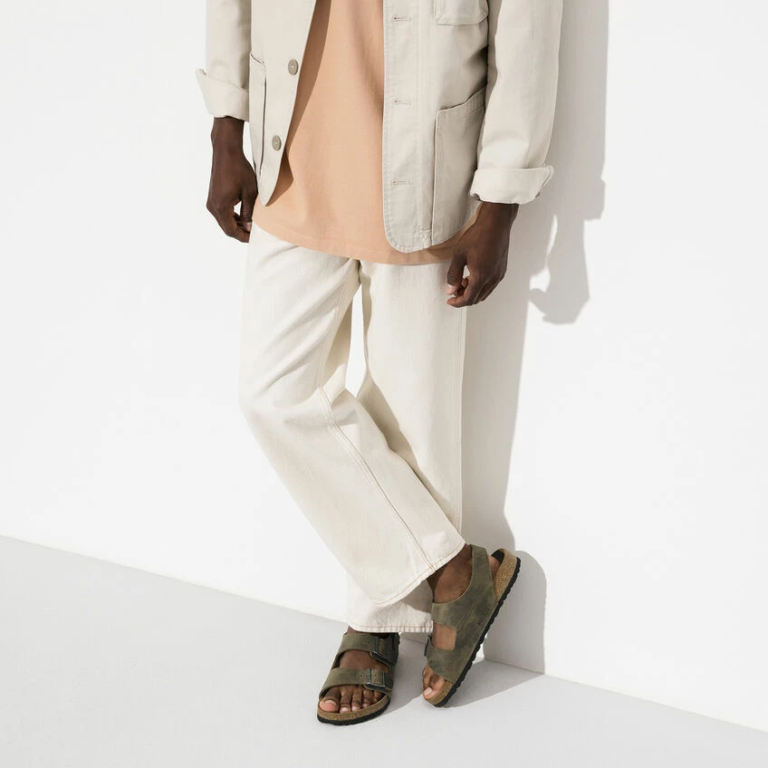 Best deal 𧨠Birkenstock Milano BS Oiled Leather Faded Khaki π 4 Best deal 𧨠Birkenstock Milano BS Oiled Leather Faded Khaki π - Image 4