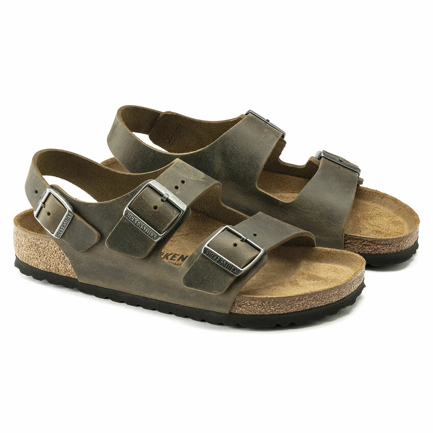Best deal 𧨠Birkenstock Milano BS Oiled Leather Faded Khaki π 7 Best deal 𧨠Birkenstock Milano BS Oiled Leather Faded Khaki π - Image 7