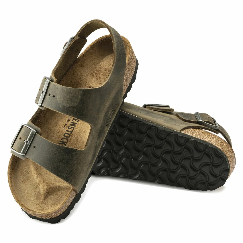 Best deal 𧨠Birkenstock Milano BS Oiled Leather Faded Khaki π 5 Best deal 𧨠Birkenstock Milano BS Oiled Leather Faded Khaki π - Image 5