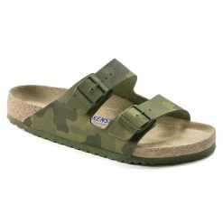 New π Birkenstock Arizona Birko-Flor Desert Soil Camo Green Desert Soil Camo Green π