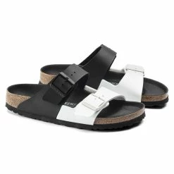 Best deal ✨ Birkenstock Arizona Birko-Flor Black/White 🛒 -men-sandals Shop 1019712 pair
