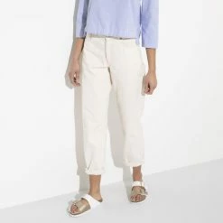 Deals 💯 Birkenstock Arizona Birko-Flor White/Gold ✔️ -men-sandals Shop 1019996 f look f