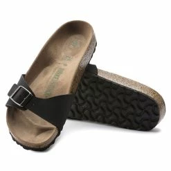 Best deal 👍 Birkenstock Madrid Birko-Flor Black 👍 -men-sandals Shop 1020060 sole