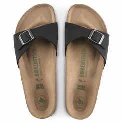 Best deal 👍 Birkenstock Madrid Birko-Flor Black 👍 -men-sandals Shop 1020060 top
