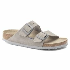 Buy β Birkenstock Arizona Suede Leather Stone Coin π€©