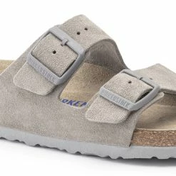 Buy ⭐ Birkenstock Arizona Suede Leather Stone Coin 🤩 -men-sandals Shop 1020507 detail 1