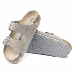 Buy ⭐ Birkenstock Arizona Suede Leather Stone Coin 🤩 -men-sandals Shop 1020507 sole