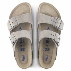 Buy ⭐ Birkenstock Arizona Suede Leather Stone Coin 🤩 -men-sandals Shop 1020507 top
