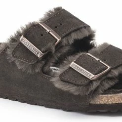 Discount ✔️ Birkenstock Arizona Shearling Suede Leather Mocha 😀 -men-sandals Shop 1020528 detail 1