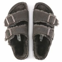 Discount ✔️ Birkenstock Arizona Shearling Suede Leather Mocha 😀 -men-sandals Shop 1020528 top