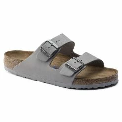 Best Pirce 🔥 Birkenstock Arizona Nubuck Leather Dove Gray 😉